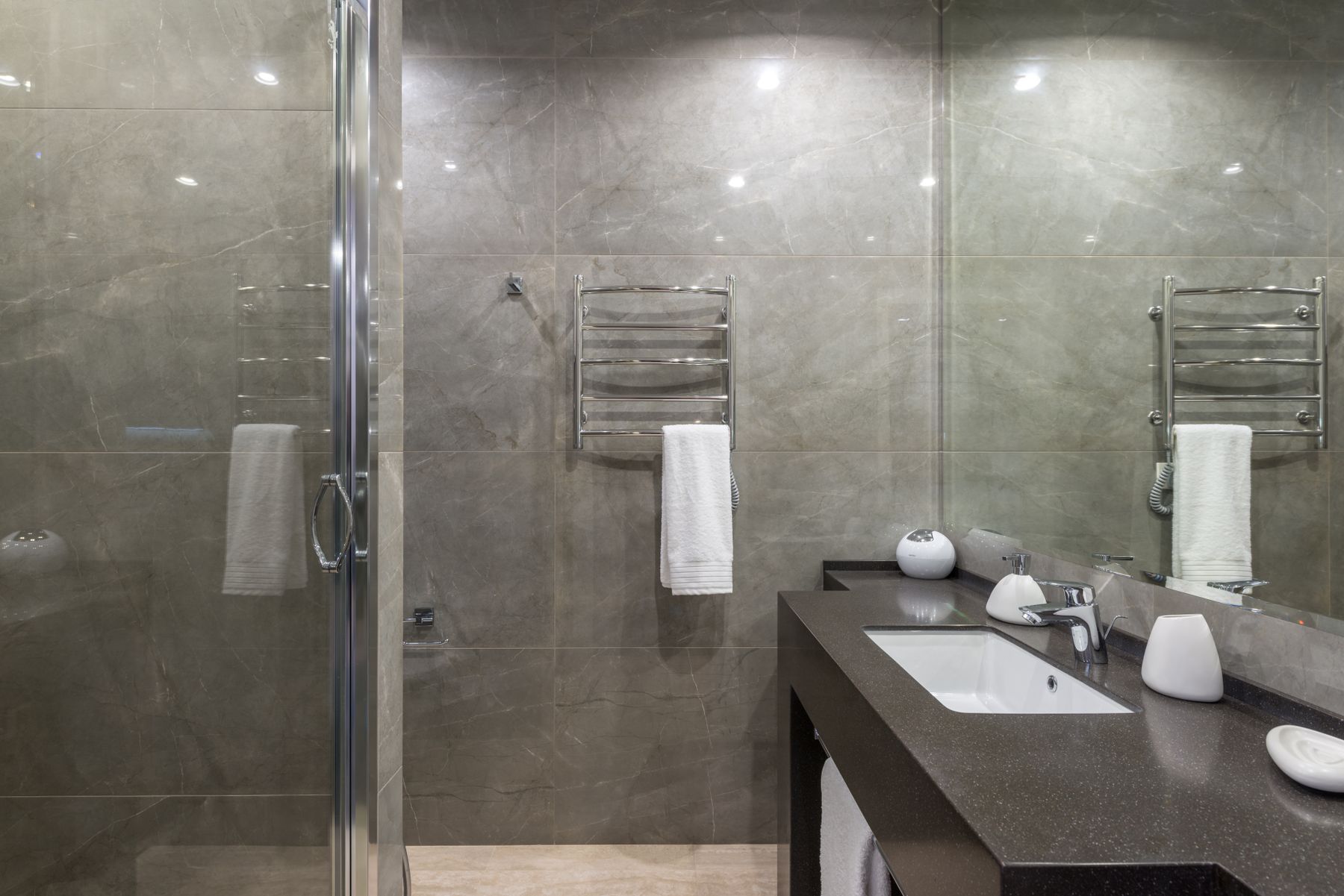 Clean modern bathroom