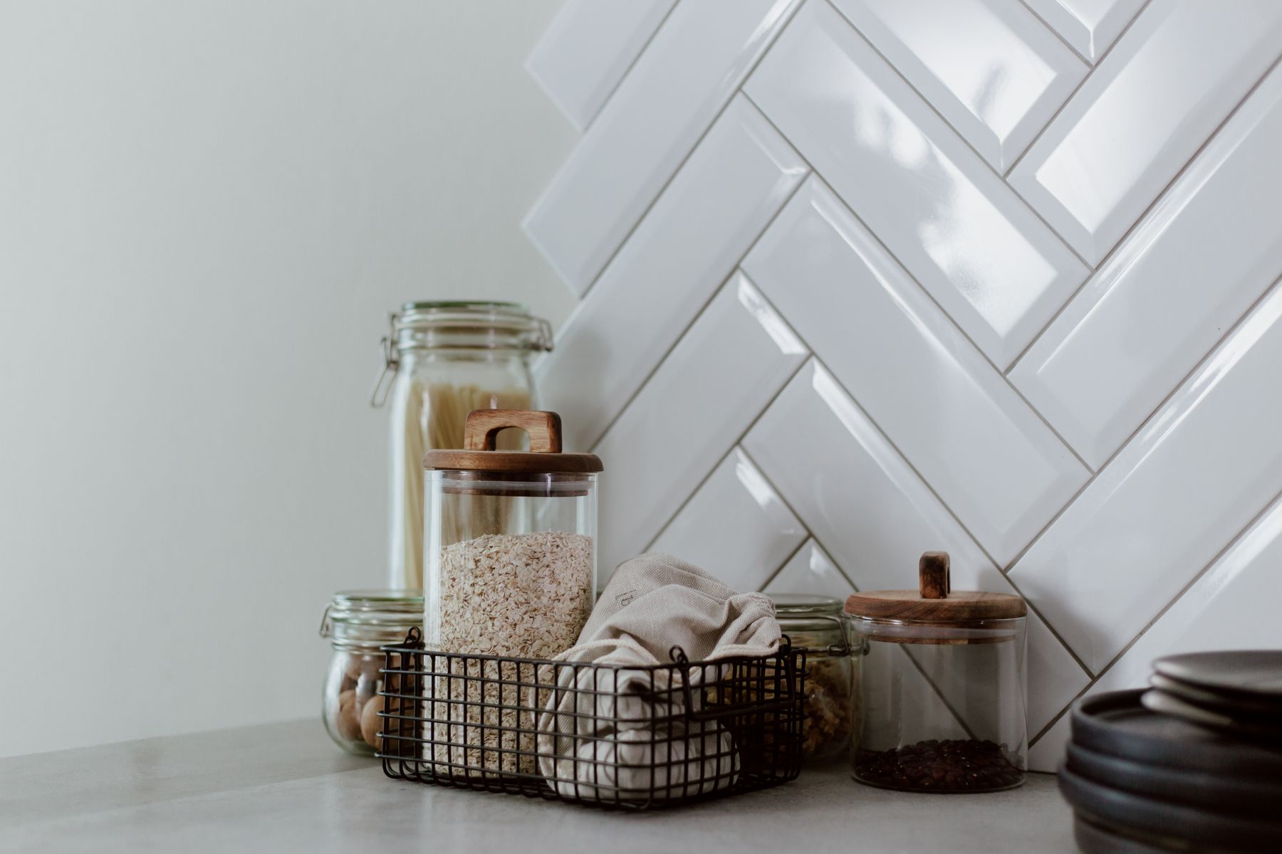 Clean kitchen counter and surfaces